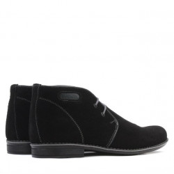 Jugendstiefel 464 schwarz Velours