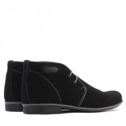 Jugendstiefel 464 schwarz Velours
