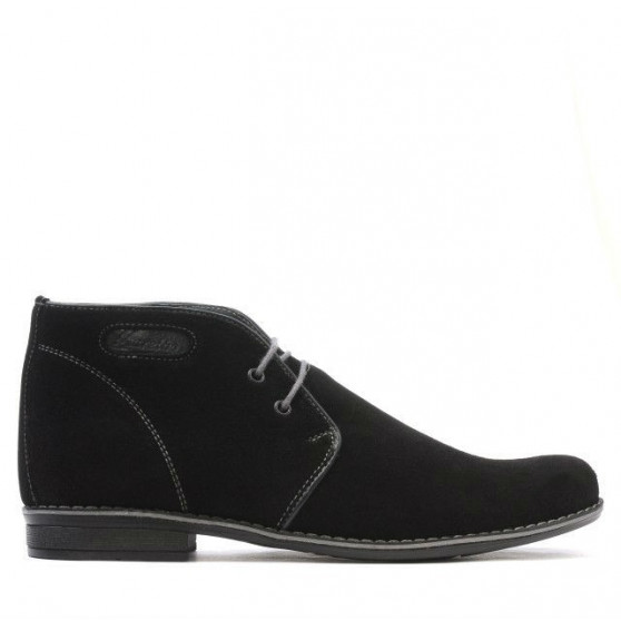 Jugendstiefel 464 schwarz Velours Jugendstiefel 464 schwarz Velours
