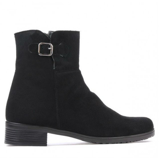 Damenstiefeletten 3284 Schwarz Velours Damenstiefeletten 3284 Schwarz Velours