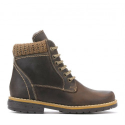 Kinderschuhe 3209 Tuxon Kaffee