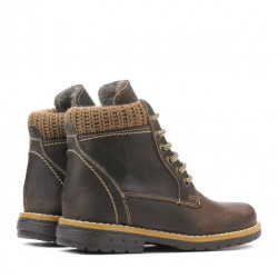 Kinderschuhe 3209 Tuxon Kaffee