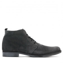 Herrenstiefel 412 Antrazit Velours