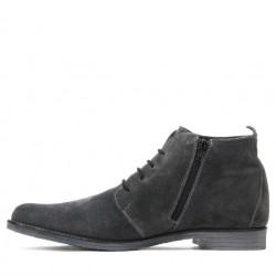 Herrenstiefel 412 Antrazit Velours
