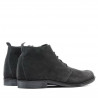 Herrenstiefel 412 Antrazit Velours