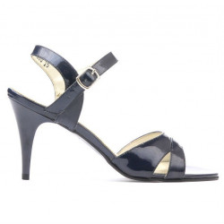 Damen Sandalen 1240 Lack Indigo