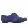 Damen Freizeitschuhe 186 indigo Veloursleder