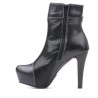 Damenstiefel 1148 schwarz kombiniert