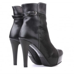 Damenstiefel 1148 schwarz kombiniert