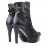 Damenstiefel 1148 schwarz kombiniert