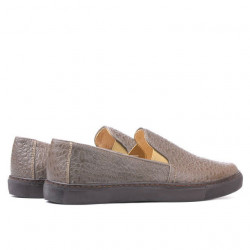 Damen-Sportschuhe 658 Krokodil Sand