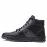 Herrenstiefel 4107 schwarz+grau