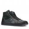 Herrenstiefel 4107 schwarz+grau
