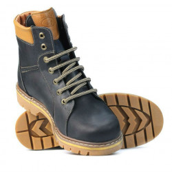 Jugendstiefel 439-1 Tuxon Indigo+Braun
