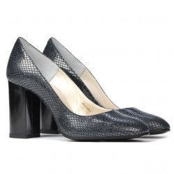 Elegante Damenschuhe 1269 Python Indigo