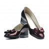 Elegante Damenschuhe 1270 Lack Bordeaux