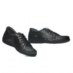 Damen-Casual-Schuhe 698 schwarz perlmutt
