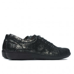 Damen-Casual-Schuhe 698 schwarz perlmutt