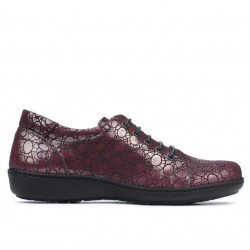 Damen Freizeitschuhe 698 bordeaux perlmuttfarben