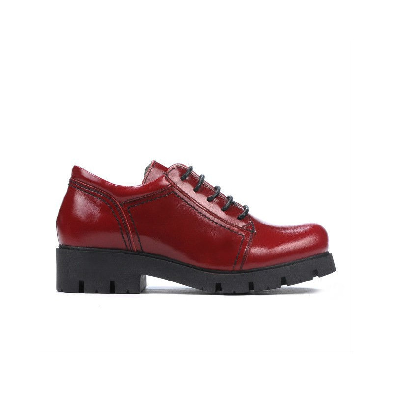 Kinderschuhe 158 Lack Burgunderrot