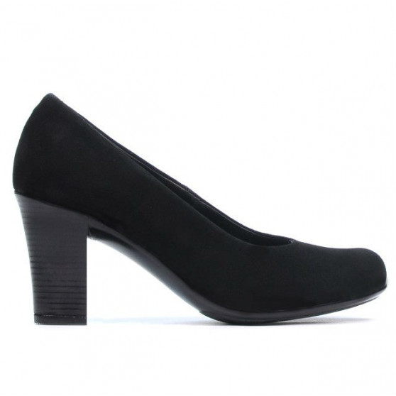 Damen Freizeitschuhe / elegante Schuhe 643 schwarz Velours Damen Freizeitschuhe / elegante Schuhe 643 schwarz Velours