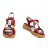 Damensandalen 5040-1 rot