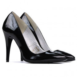 Elegante Damenschuhe 1241 schwarzer Lack