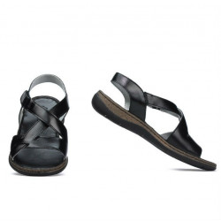 Damensandalen 5047 schwarz