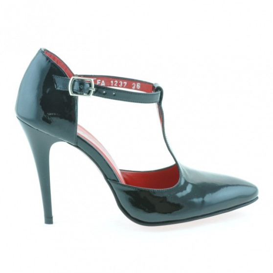 Damensandalen 1237 schwarzer Lack Damensandalen 1237 schwarzer Lack