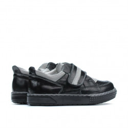 Kleinkinderschuhe 64c schwarz kombiniert