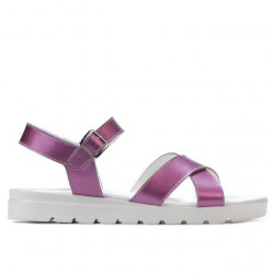 Damen Sandalen 5049 Perlmutt Rosa