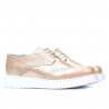Damen Freizeitschuhe 663-2 Perlmutt Puder Kombiniert