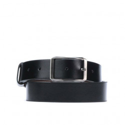 Herrengürtel 09b zweifarbig schwarz+braun