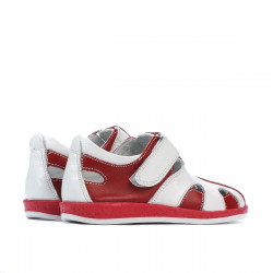 Kleinkinderschuhe 07-1c rot+weiß