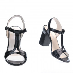 Damensandalen 5055 Lack Schwarz