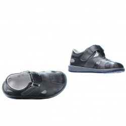 Kleinkindschuhe 07-1c indigo+grau