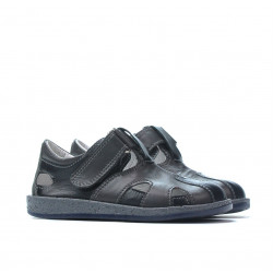 Kleinkindschuhe 07-1c indigo+grau