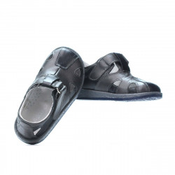 Kleinkindschuhe 07-1c indigo+grau