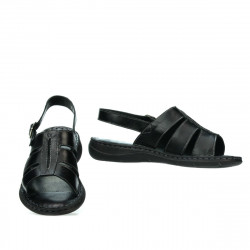 Damensandalen 5043 schwarz