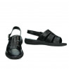 Damensandalen 5043 schwarz