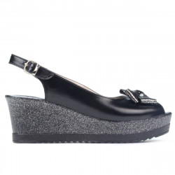 Damensandalen 5053 schwarz