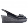 Damensandalen 5053 schwarz