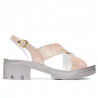 Damen Sandalen 5052 Puder Perlglanz