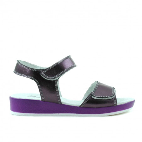 Kindersandalen 532 Perlmutt-Lila