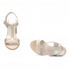 Damen-Sandalen 5055 goldfarben