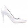 Elegante Damenschuhe 1246 Perlmuttweiß