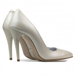 Elegante Damenschuhe 1241 Beige