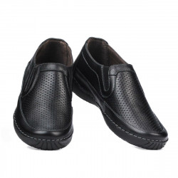 Damenmokassins (große Größen) 6000m schwarz