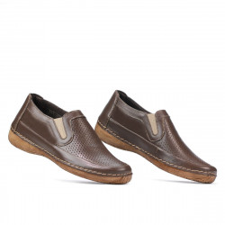 Damen-Mokassins (große Größen) 6000m Cappuccino