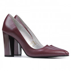 Elegante Damenschuhe 1261 Bordeaux-Perlmutt